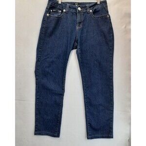 Vintage BUBBLEGUM Flavor Sz 14 Dark Wash Denim Jeans made n USA Straight Legs